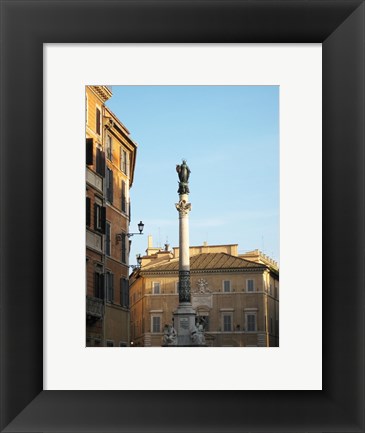 Framed Rome Column of the Imaculate Conception Print