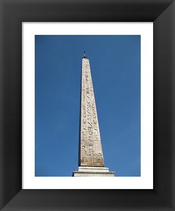 Framed Rome Ramses II Obelisk Print