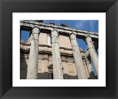 Framed Rome Temple of Antoninus Pius and Faustina Print