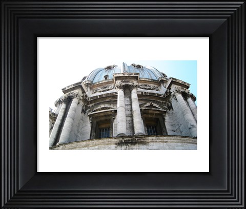 Framed Rome San Pietro Rood Exterior of a Small Dome Print