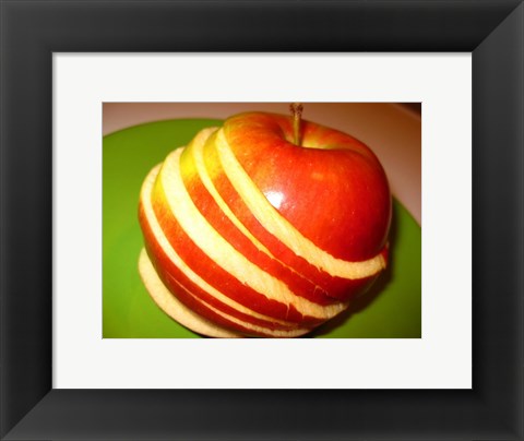 Framed Sliced Apple Print