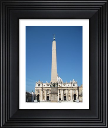 Framed Vatican Obelisk Print