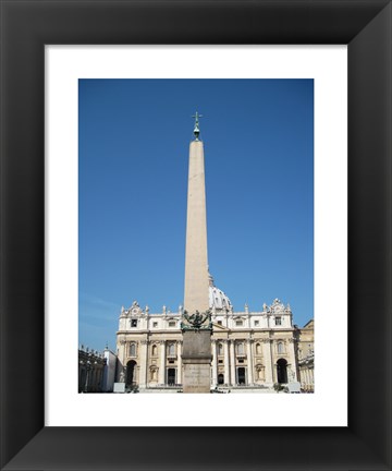 Framed Vatican Obelisk Print