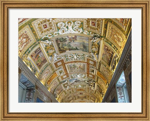 Framed Vatican Museum Painted Ceiling Print