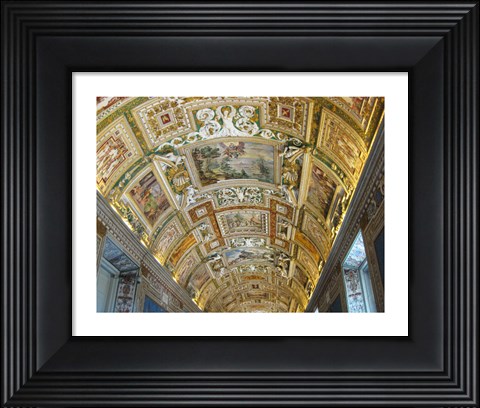 Framed Vatican Museum Painted Ceiling Print