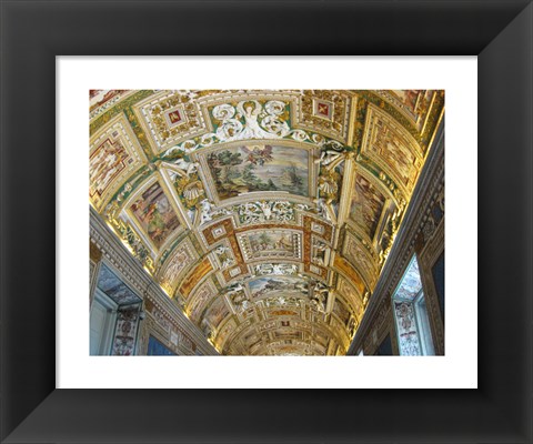 Framed Vatican Museum Painted Ceiling Print