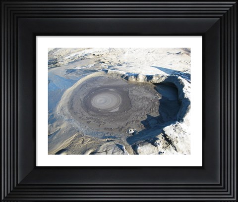 Framed Volcano Crater at Buzau Print