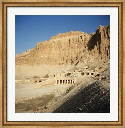 Framed Temple of Hatshepsut Deir El Bahri Thebes Egypt Print