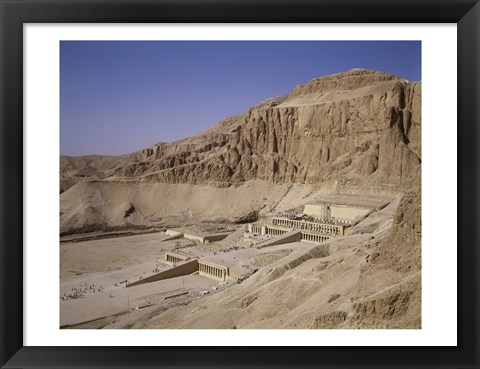 Framed Temple of Hatshepsut Deir El Bahri Thebes Egypt Print