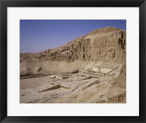 Framed Temple of Hatshepsut Deir El Bahri Thebes Egypt Print