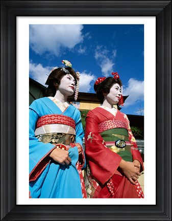 Framed Two geishas Print