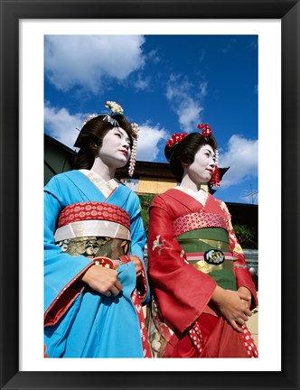 Framed Two geishas Print