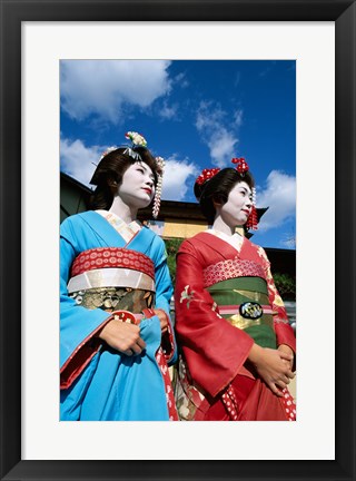 Framed Two geishas Print