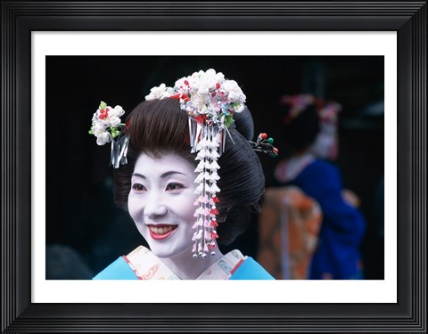 Framed Geishain Japan Print