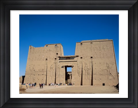 Framed Temple of Horus, Edfu, Egypt Print