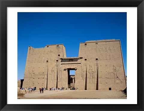 Framed Temple of Horus, Edfu, Egypt Print