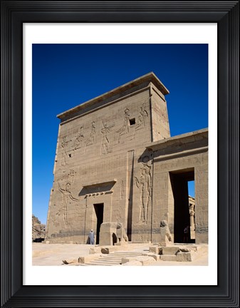 Framed Philae Temple, Aswan, Egypt Print