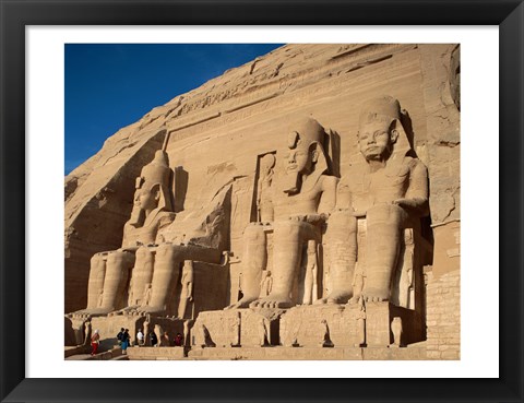 Framed Temple of Ramses II, Abu Simbel, Egypt Print