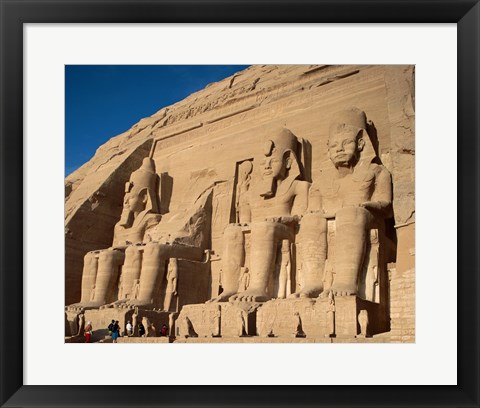 Framed Temple of Ramses II, Abu Simbel, Egypt Print