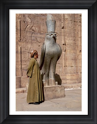 Framed Temple of Horus Edfu Egypt Print