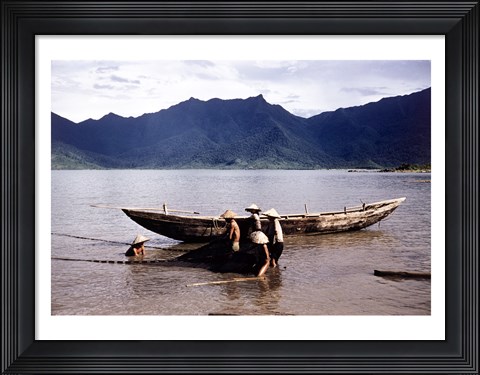 Framed Da Nang Vietnam Print