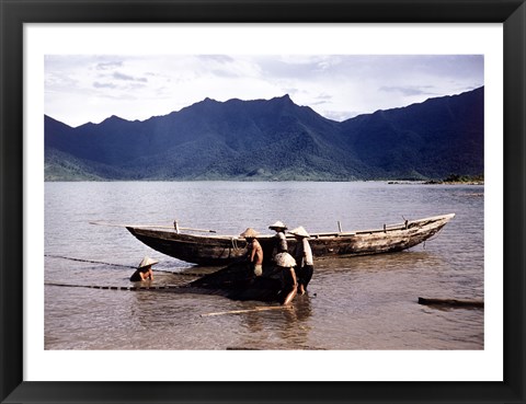 Framed Da Nang Vietnam Print