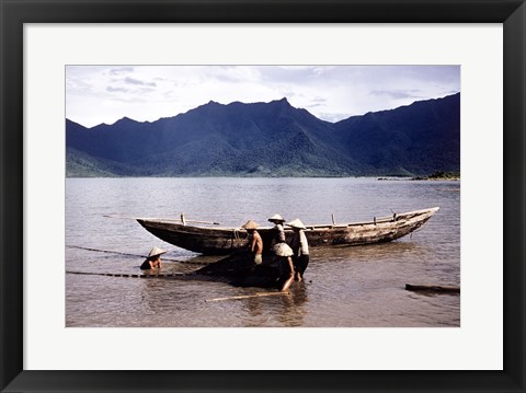 Framed Da Nang Vietnam Print