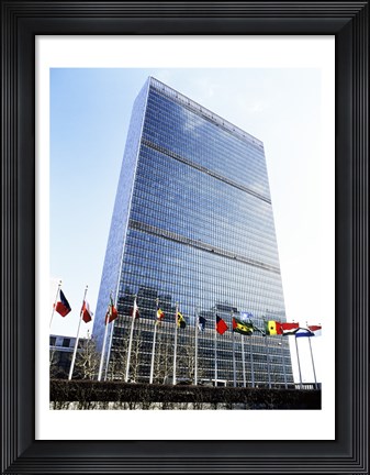 Framed United Nations, New York City, New York, USA Print