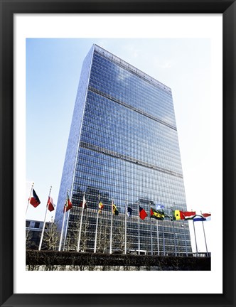 Framed United Nations, New York City, New York, USA Print