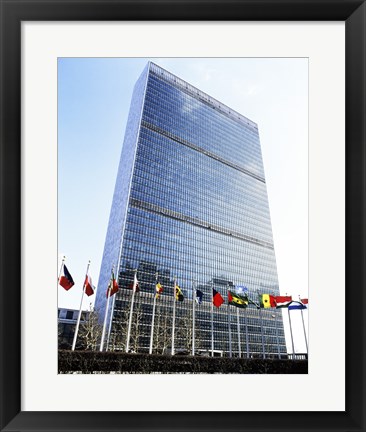 Framed United Nations, New York City, New York, USA Print