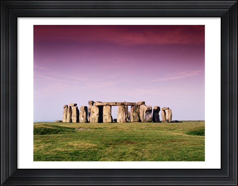 Framed Stonehenge, Wiltshire, England Print