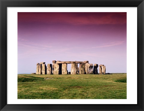 Framed Stonehenge, Wiltshire, England Print