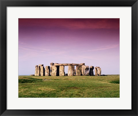 Framed Stonehenge, Wiltshire, England Print