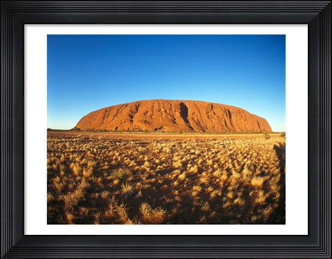 Framed Ayers Rock, Uluru-Kata Tjuta National Park, Australia Print