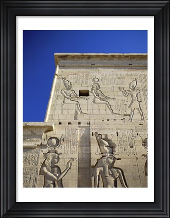 Framed Temple of Isis, Philae, Aswan, Egypt Print