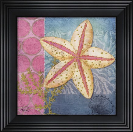 Framed Fantasy Reef I Print