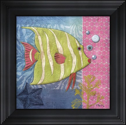 Framed Fantasy Reef II Print