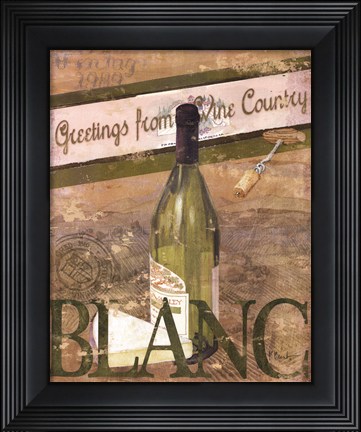Framed Chateau Chardonnay Print