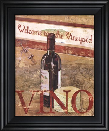 Framed Chateau Cabernet Print