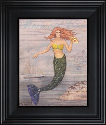 Framed Mermaid Cove Print