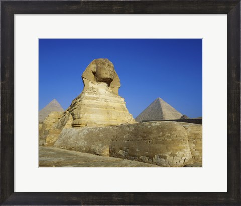 Framed Great Sphinx, Giza, Egypt Print