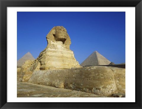 Framed Great Sphinx, Giza, Egypt Print