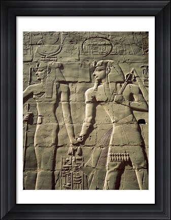 Framed Temples of Karnak, Luxor, Egypt Print