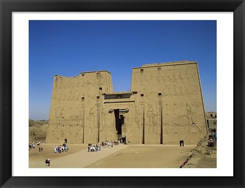 Framed Temple of Horus, Edfu, Egypt Print