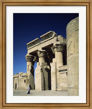 Framed Temple of Kom Ombo, Kom Ombo, Egypt Print