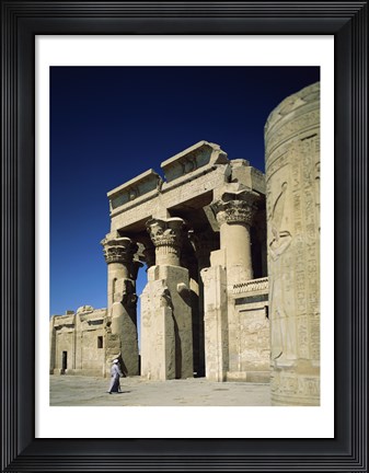 Framed Temple of Kom Ombo, Kom Ombo, Egypt Print