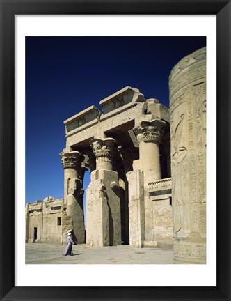 Framed Temple of Kom Ombo, Kom Ombo, Egypt Print