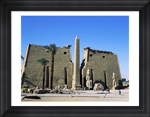 Framed Temple of Luxor, Luxor, Egypt Print