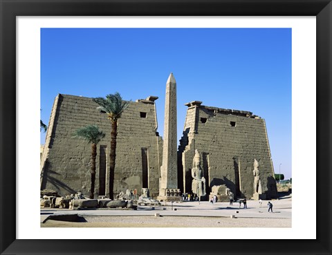 Framed Temple of Luxor, Luxor, Egypt Print