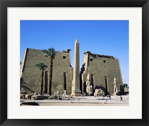 Framed Temple of Luxor, Luxor, Egypt Print